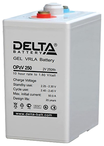 DELTA OPzV 250 akkumulyatornaya batareya small