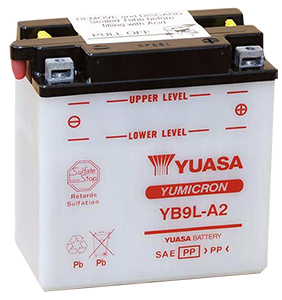 Yuasa YB9L A2 akkumulyatornaya batareya small