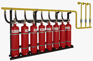 Автоматические установки газового пожаротушения (АУГП)